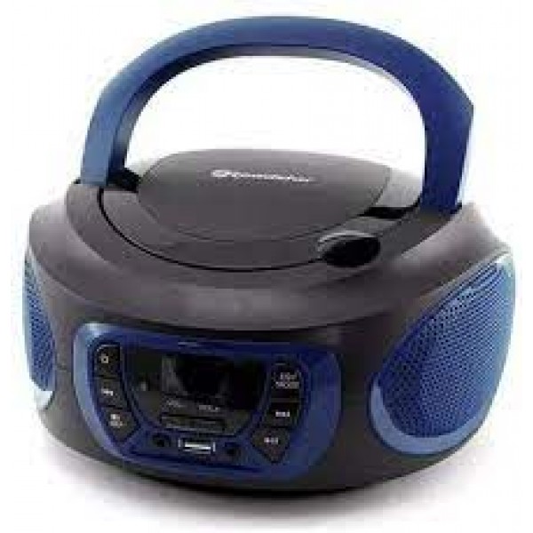 Roadstar CDR-365U/ BL Φορητό CD Ραδιόφωνο MP3 Μπλέ